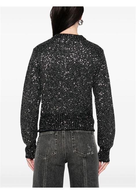 Maglione con paillettes in nero Golden goose - donna GOLDEN GOOSE | GWP01165P00182390100